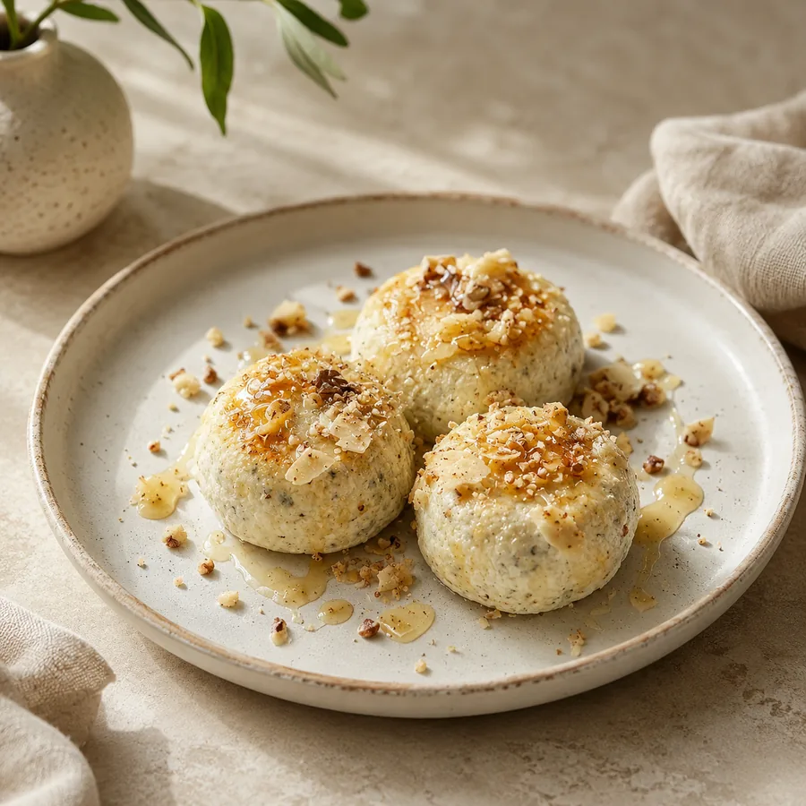 Syrniki With Gorgonzola
